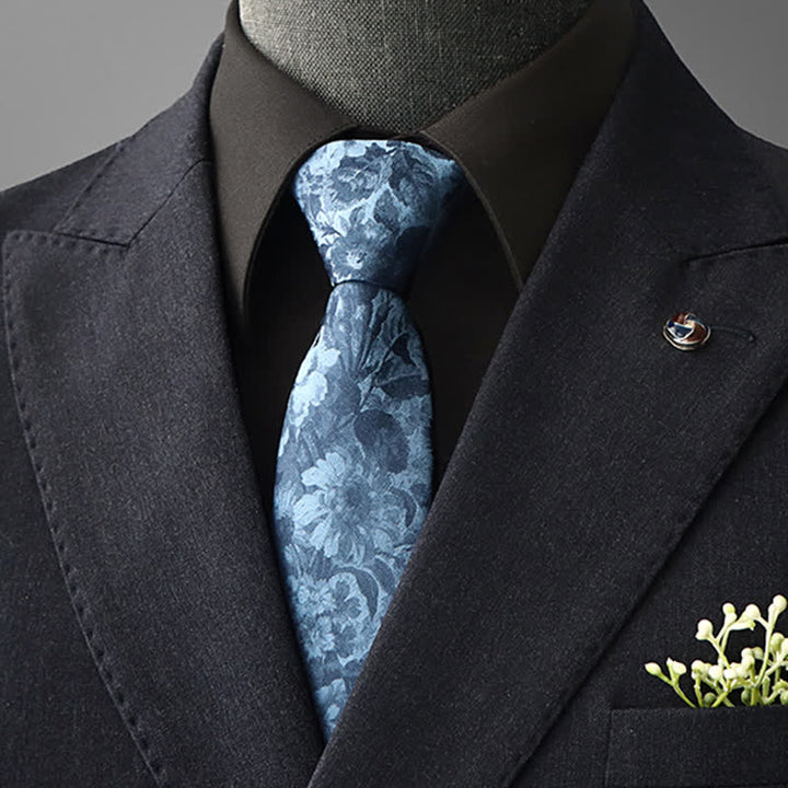 Men's Striking Floral Pattern Business Necktie