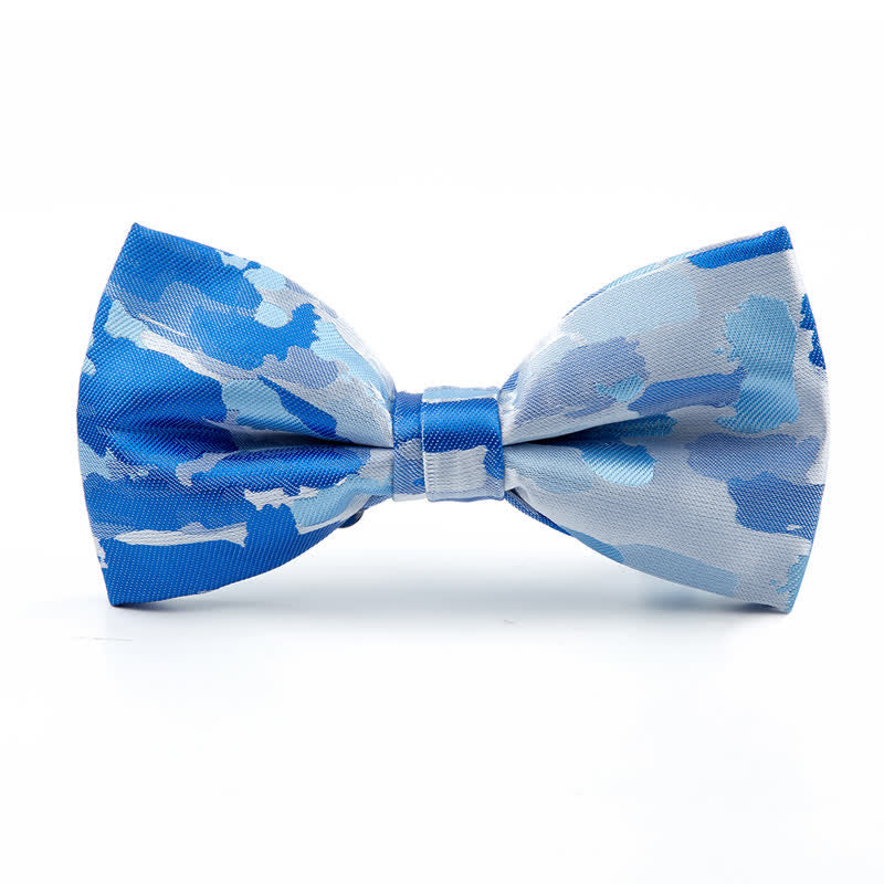 Men's Holiday Decor Graffiti Jacquard Bow Tie