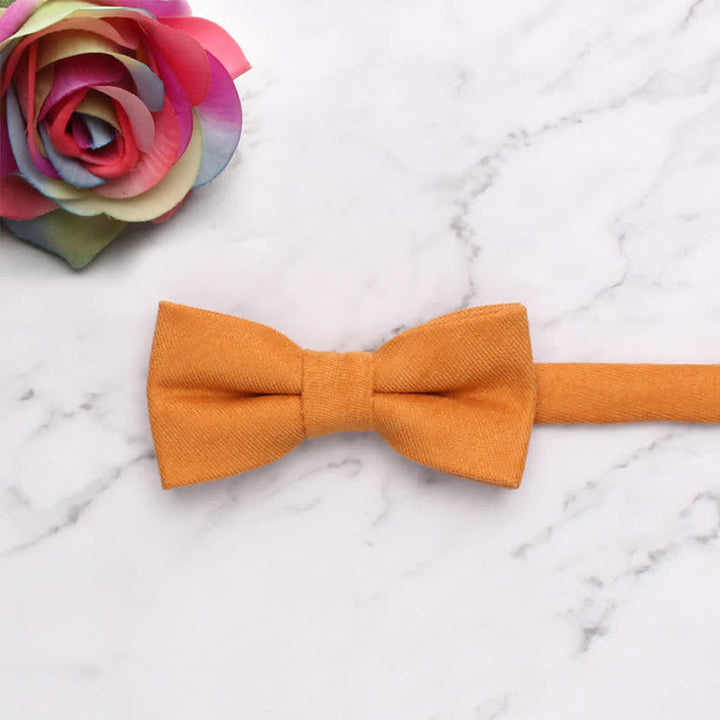 Kid's Simple Gentle Style Solid Color Bow Tie