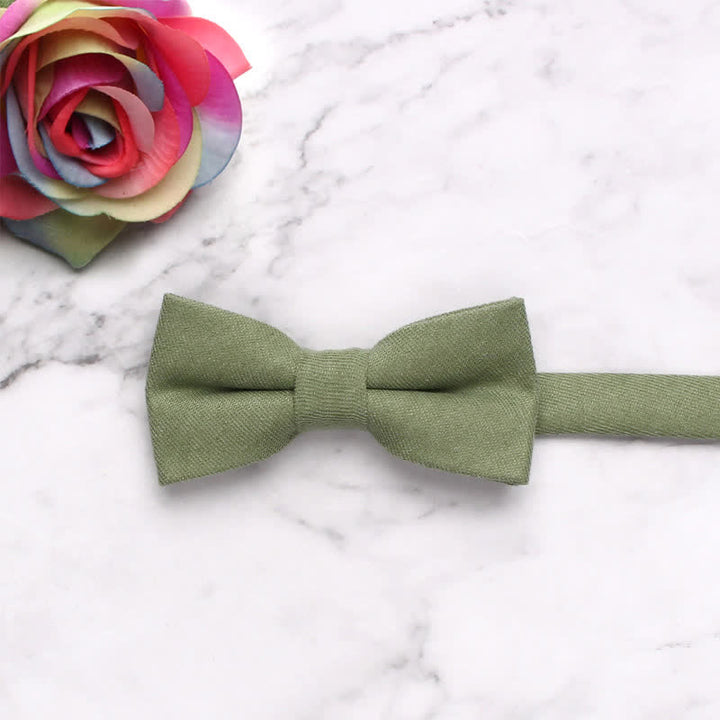 Kid's Simple Gentle Style Solid Color Bow Tie