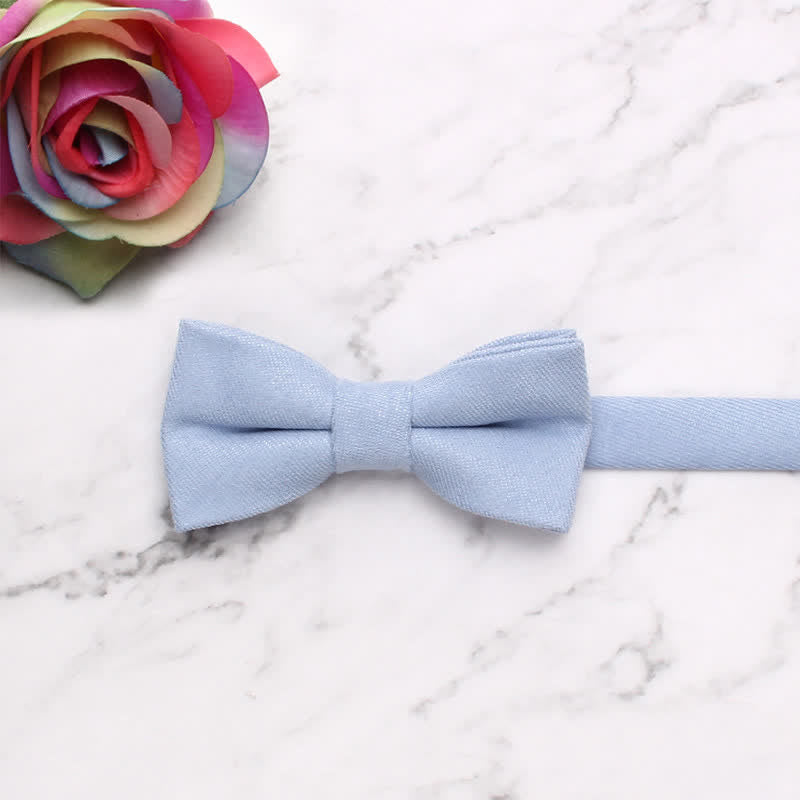 Kid's Simple Gentle Style Solid Color Bow Tie