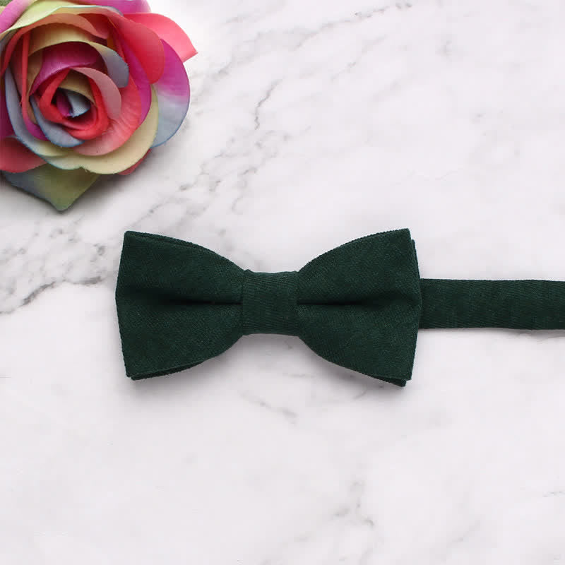 Kid's Simple Gentle Style Solid Color Bow Tie