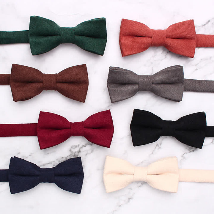 Kid's Simple Gentle Style Solid Color Bow Tie