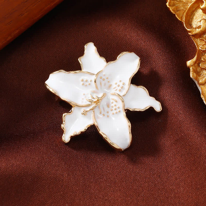 Women's Little Sunflower Enamel Floral Brooch