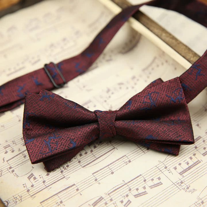 Men's Retro Double Layers Casual Party Decor Bow Tie