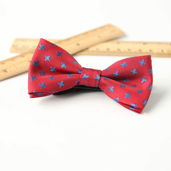 Kid's Cute Printed Double-Layered Stylish Fun Bow Tie