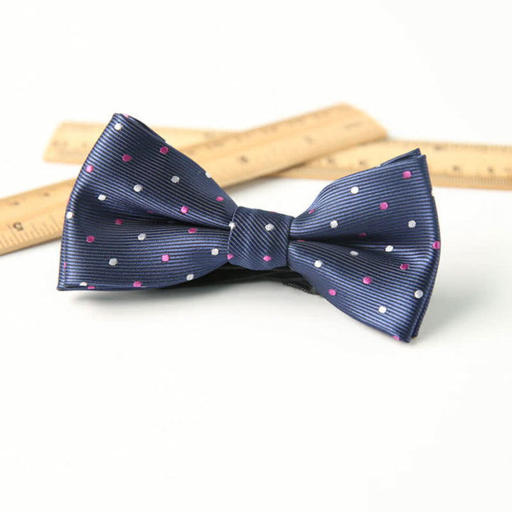 Kid's Cute Printed Double-Layered Stylish Fun Bow Tie