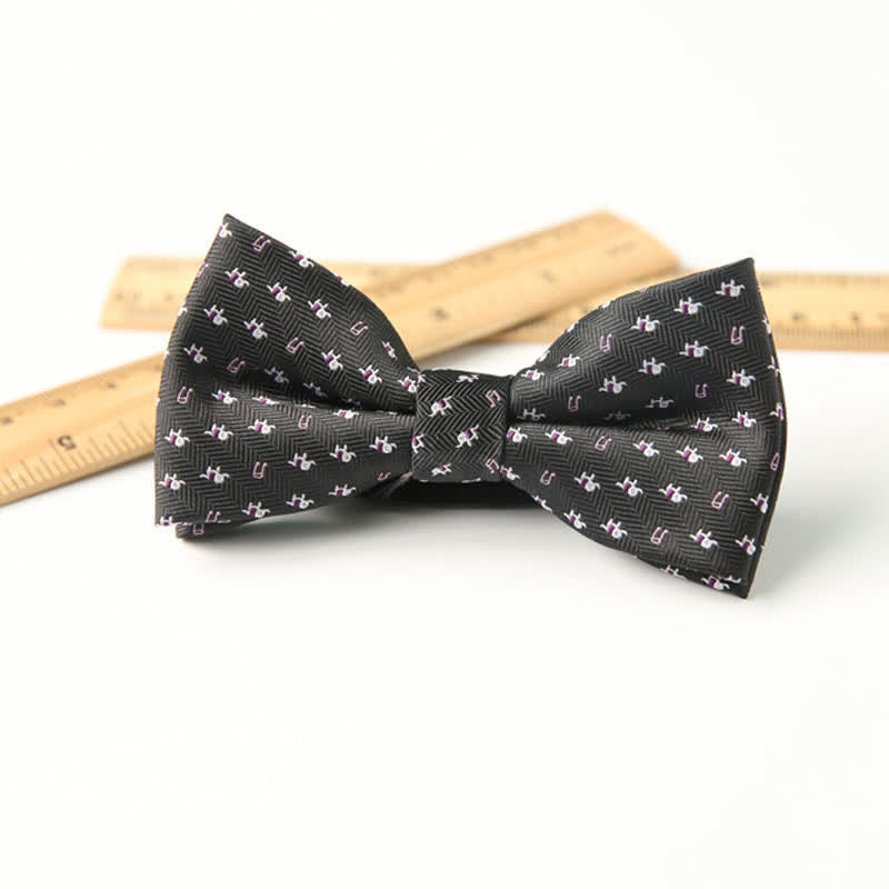 Kid's Cute Printed Double-Layered Stylish Fun Bow Tie