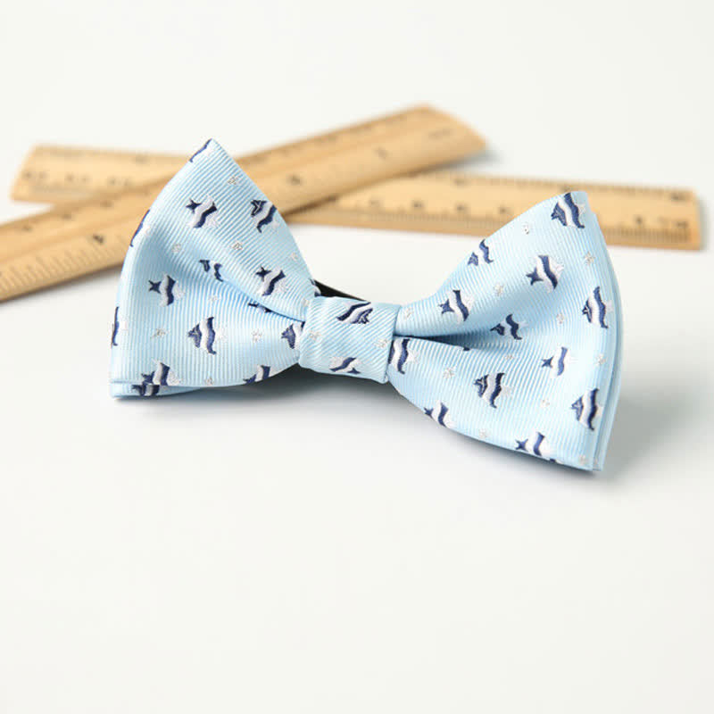 Kid's Cute Printed Double-Layered Stylish Fun Bow Tie