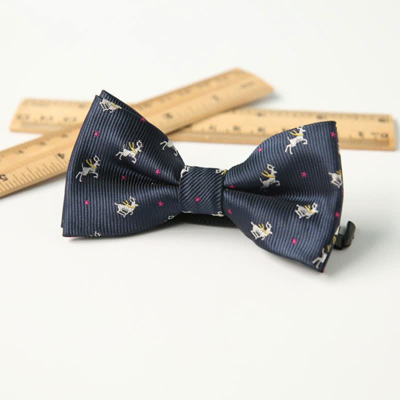 Kid's Cute Printed Double-Layered Stylish Fun Bow Tie