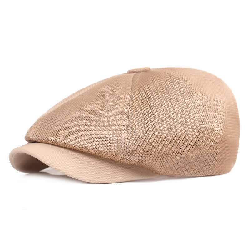 Breathable Mesh Cabbie Summer Beret Hat