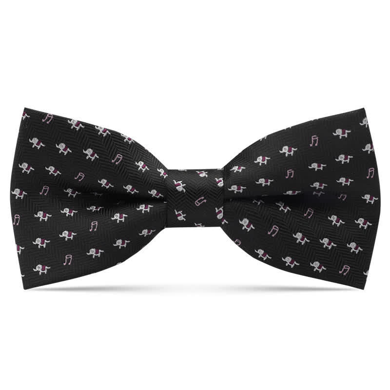 Kid's Interesting Cartoon Animal Motifs Bow Tie