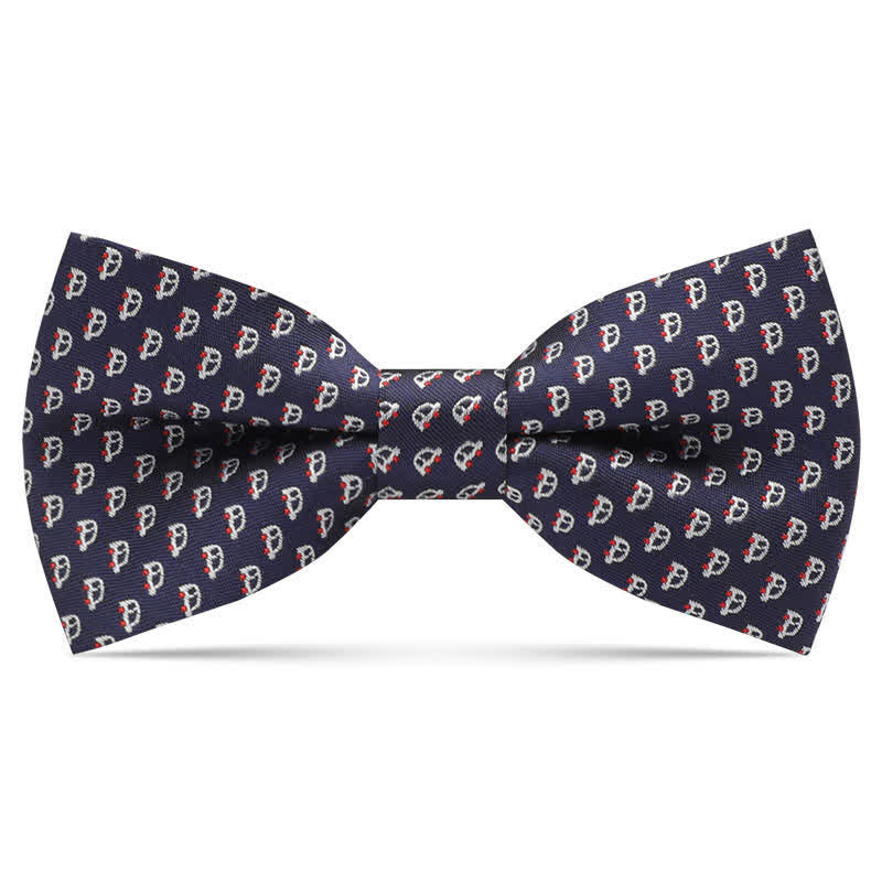 Kid's Interesting Cartoon Animal Motifs Bow Tie - Navy Car - image 17