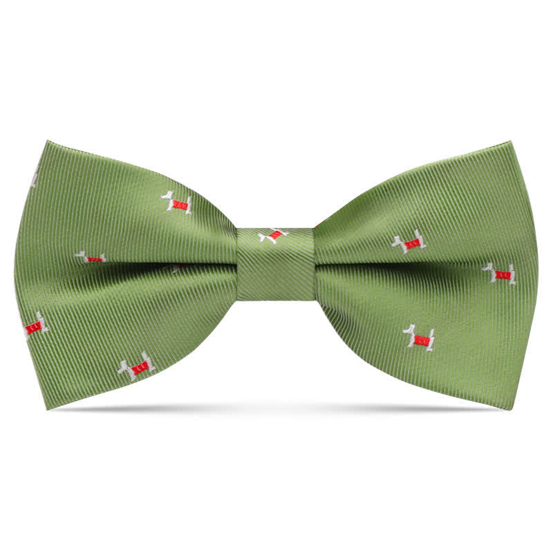 Kid's Interesting Cartoon Animal Motifs Bow Tie