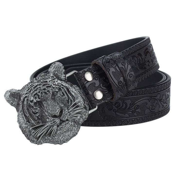 Toger Head Jeans Decorative Western Leather Belt