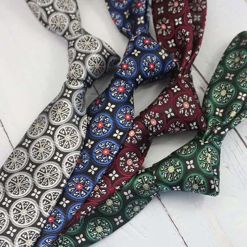 Men's Lemon Cashew Nut Classic Suits Necktie - image 4