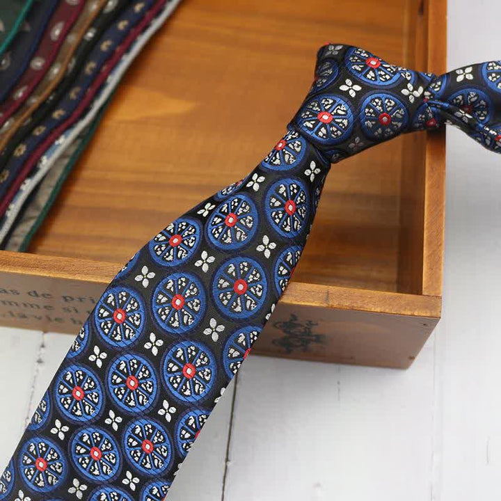 Men's Lemon Cashew Nut Classic Suits Necktie