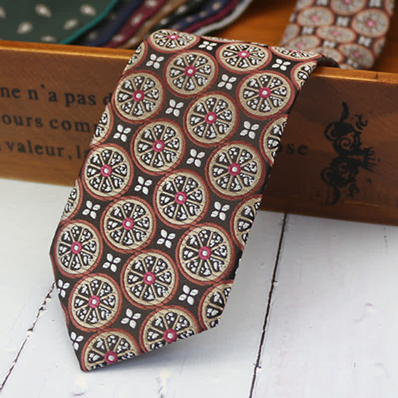 Men's Lemon Cashew Nut Classic Suits Necktie - image 2
