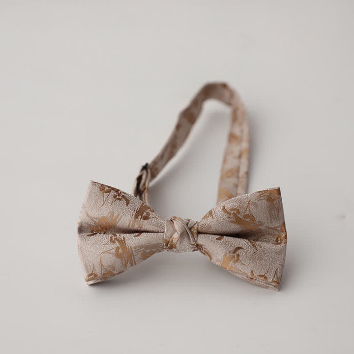 Men's Gradient Pattern Vintage Style Business Bow Tie