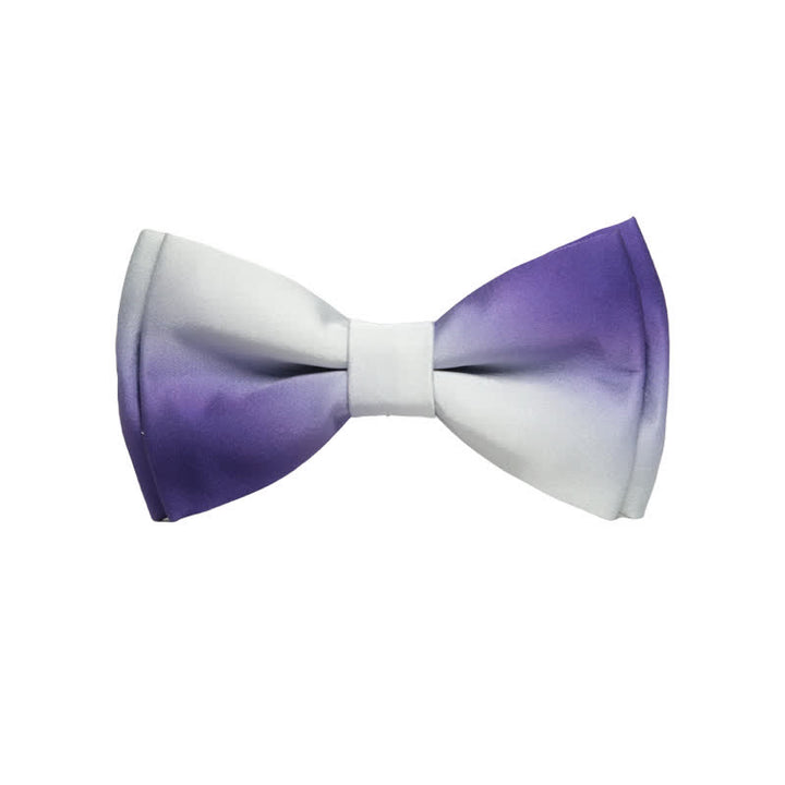 Men's Dreamy Gradient Color Bow Tie