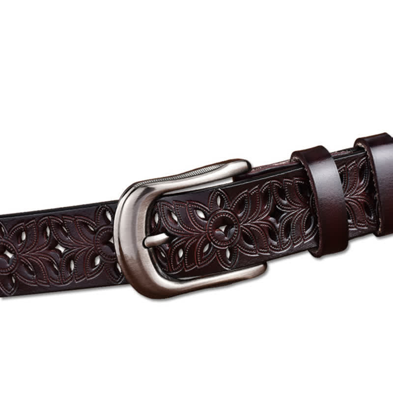 Women's Exquisite Fashion Accessory Hollow Out Leather Belt