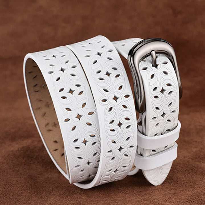 Women's Exquisite Fashion Accessory Hollow Out Leather Belt