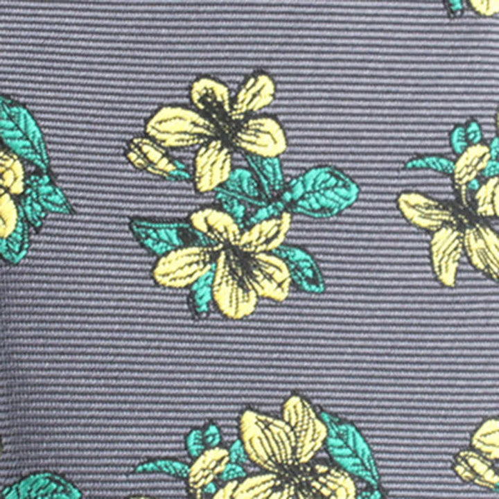 Men's Classic Chic Gentleman Skinny Floral Necktie - image 1