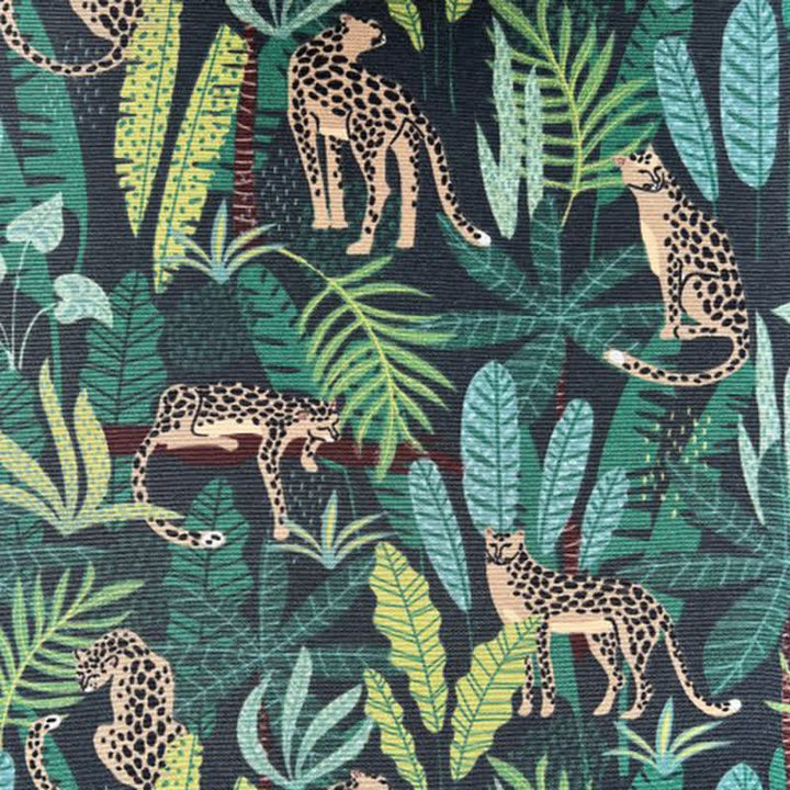 Men's Spotty Jaguar Green Rainforest Necktie - image 1