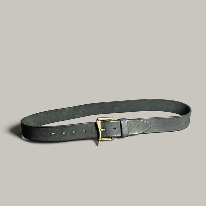 Unique Openable Cavalry Buckle Casual Leather Belt