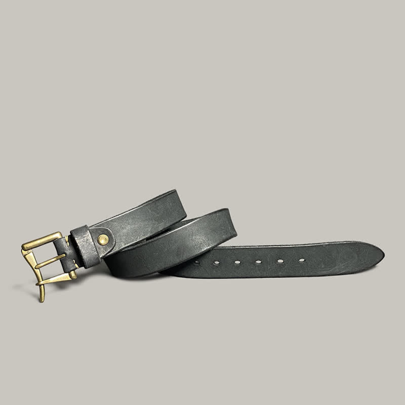 Unique Openable Cavalry Buckle Casual Leather Belt