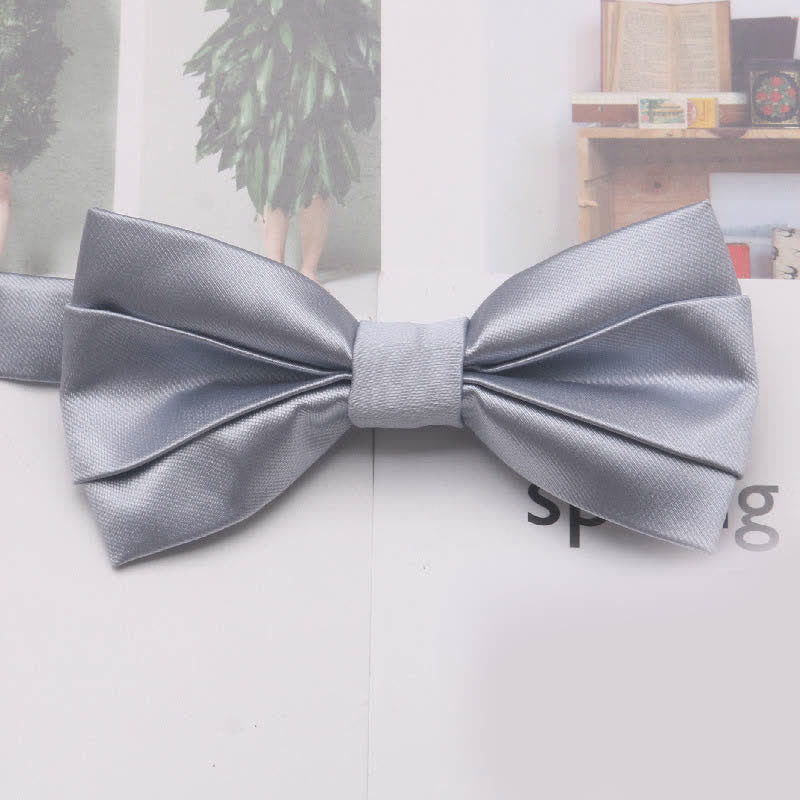 Men's Casual Simple Classic Solid Color Bow Tie