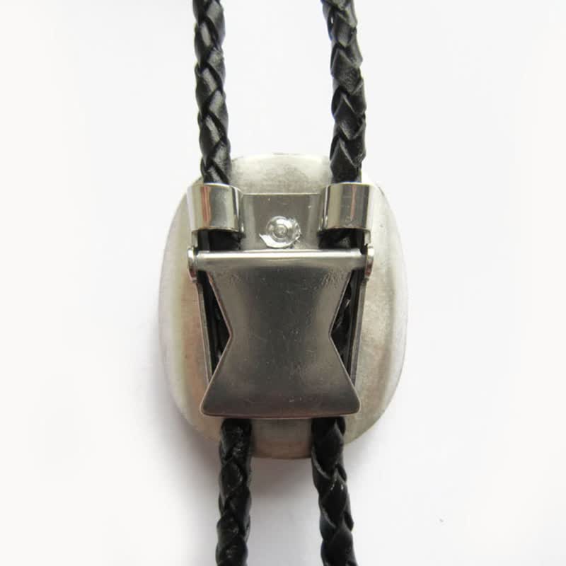 Country Cowboy Life Hat Pendant Bolo Tie