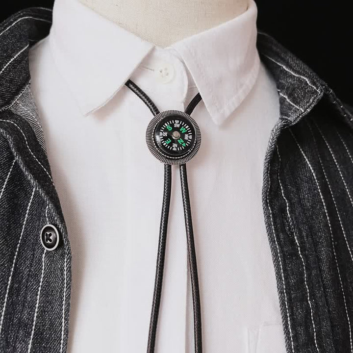 Fasion Compass Style Casual Accessory Bolo Tie