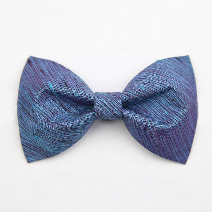 Men's Distintive Twilled Patterned Silk Bow Tie