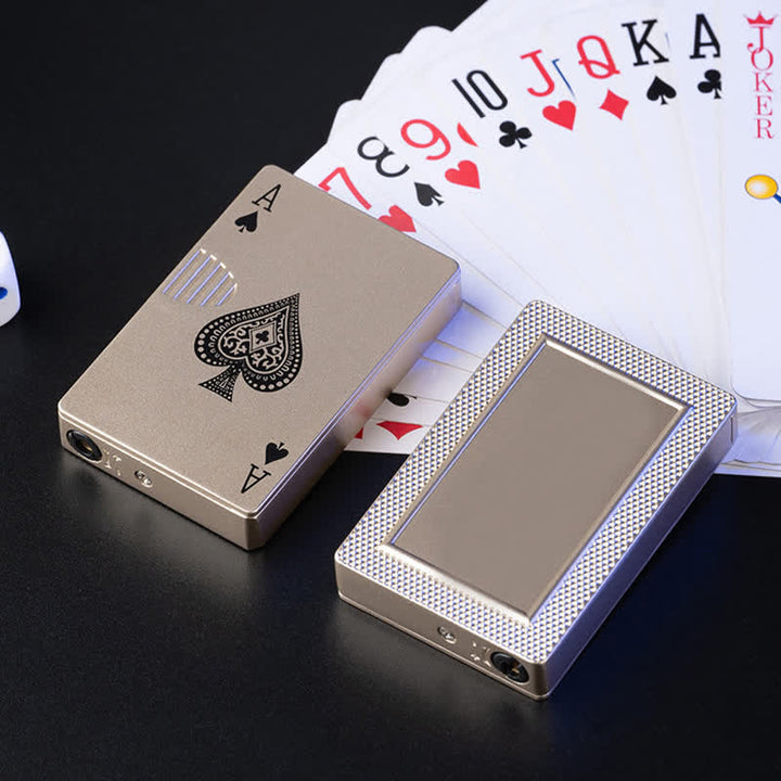 Poker Cards Personalized Custom Back Refillable Butane Lighter