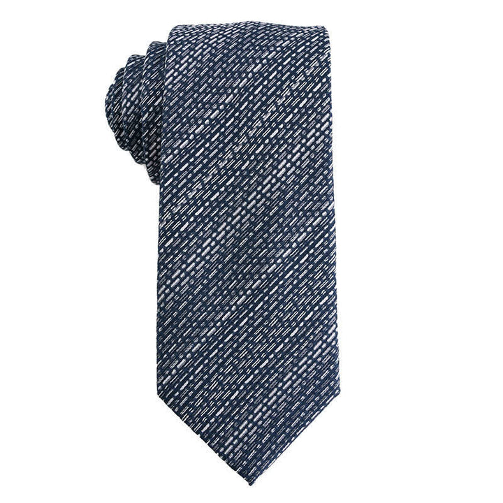 Men's Dark Gray Series Paisley Polka Dots Stripes Necktie