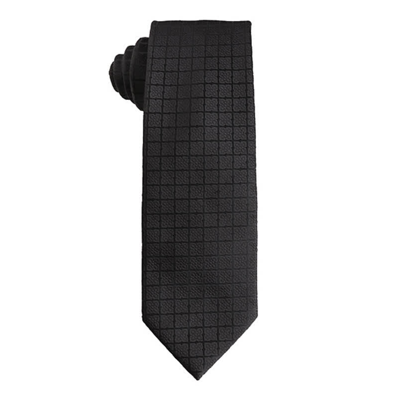 Men's Noble Black Series Formal Business Necktie - Style #4 - image 6