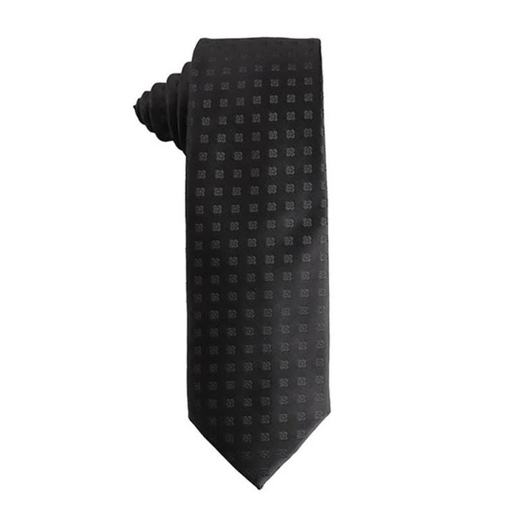 Men's Noble Black Series Formal Business Necktie - Style #1 - image 2
