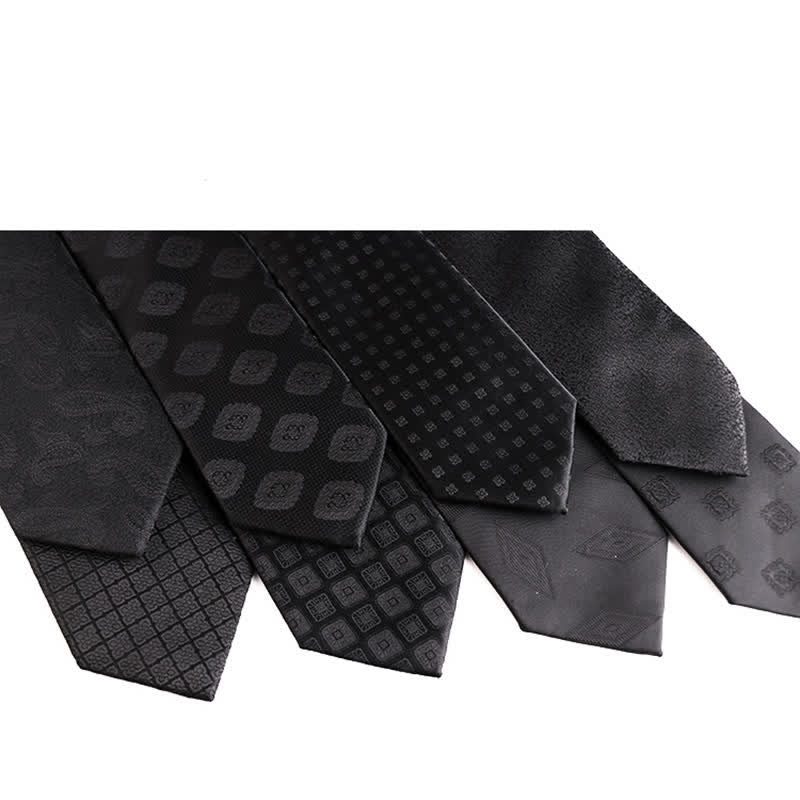 Men's Noble Black Series Formal Business Necktie - image 1