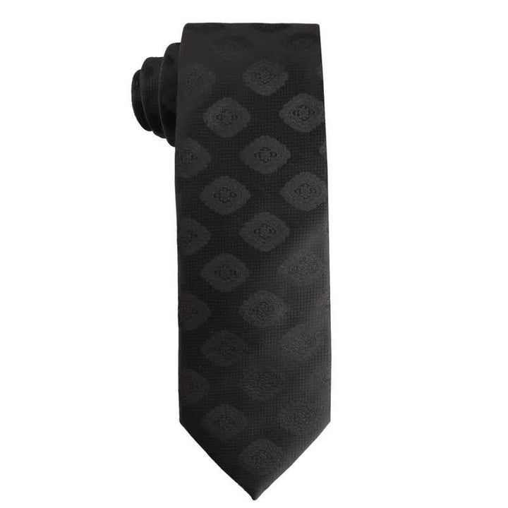 Men's Noble Black Series Formal Business Necktie - Style #7 - image 9