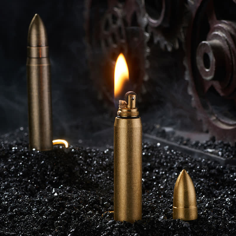 Mini Bullet Shape Refill Pendant Kerosene Lighter