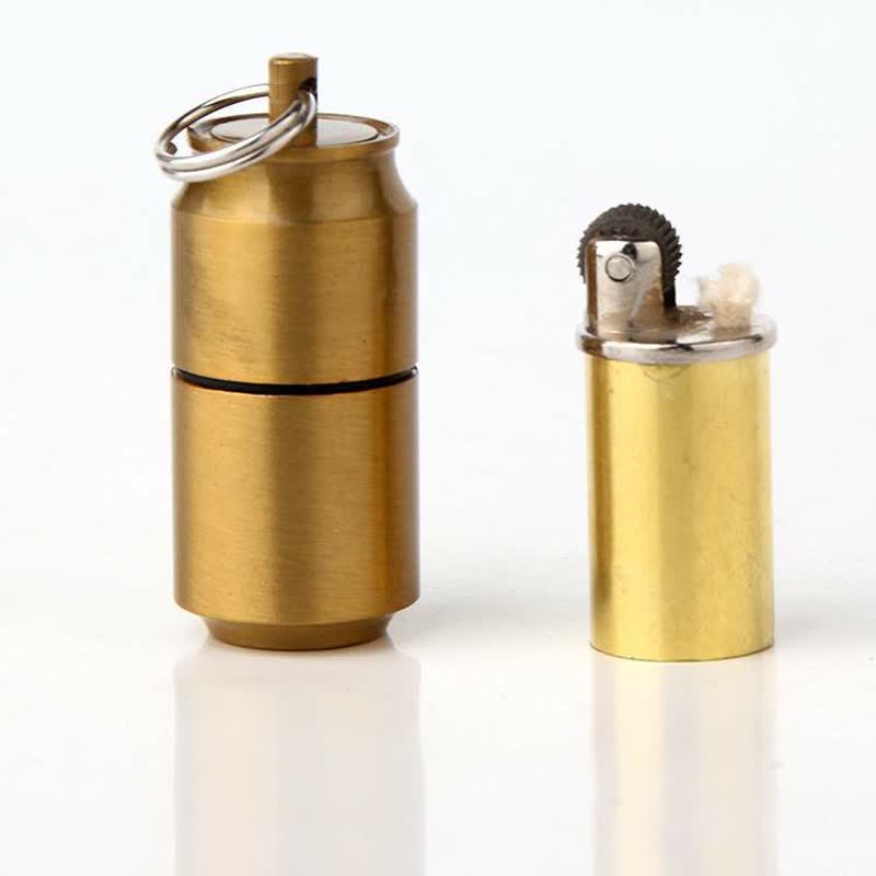 Mini Can Shape Refillable Pendant Kerosene Lighter