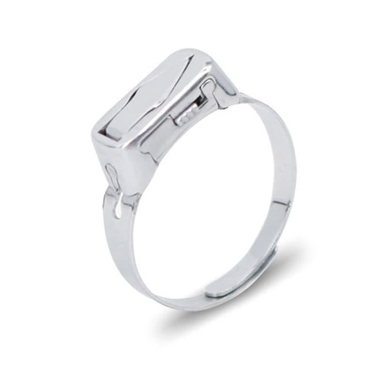 Multi-Functional Hidden Knife Opening Adjustable Ring - image 4