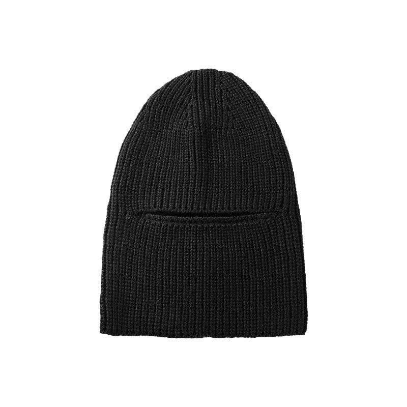 Dome Brimless Face Cover Warm Beanie Knitted Hat