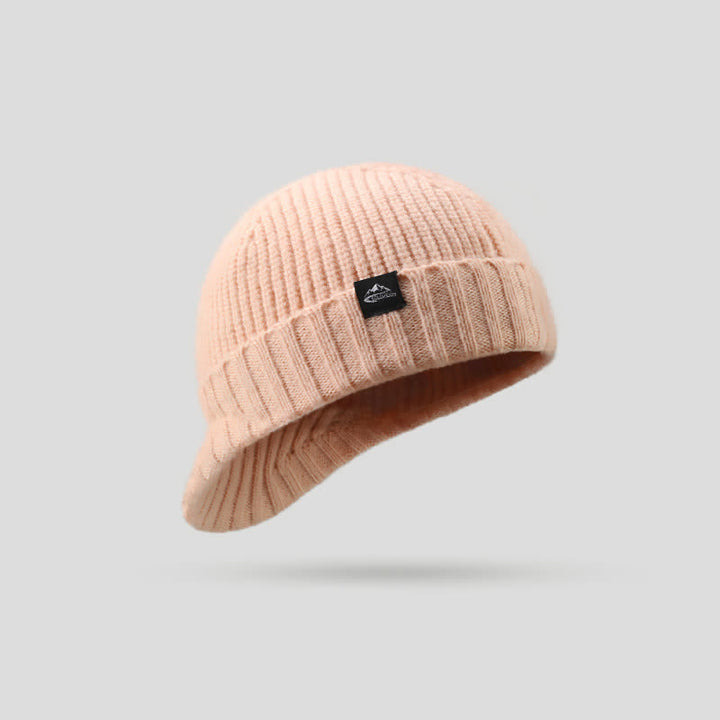 Comfortable Elastic Beanie Short Brim Knitted Hat - image 12