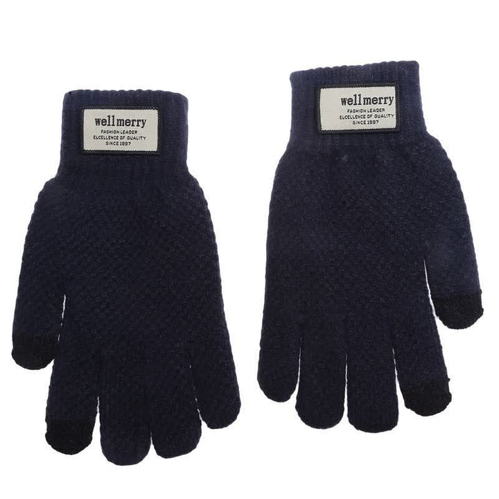 Warm Screentouch Knitting Wool Thickened Gloves