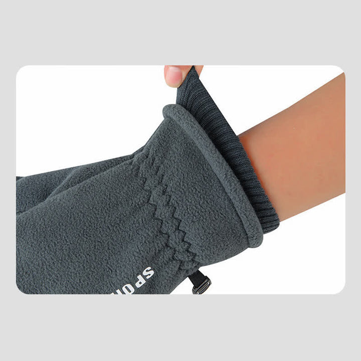 Cold Weather Thickened Fuzzy Elastic Cuff Gloves