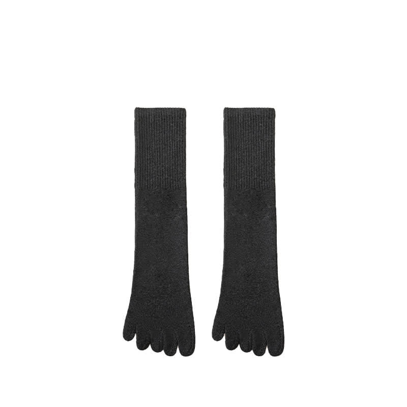 Men's Leisure Split-Toe Wool Athletic Crew Socks