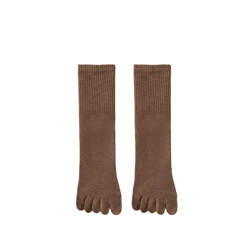 Men's Leisure Split-Toe Wool Athletic Crew Socks