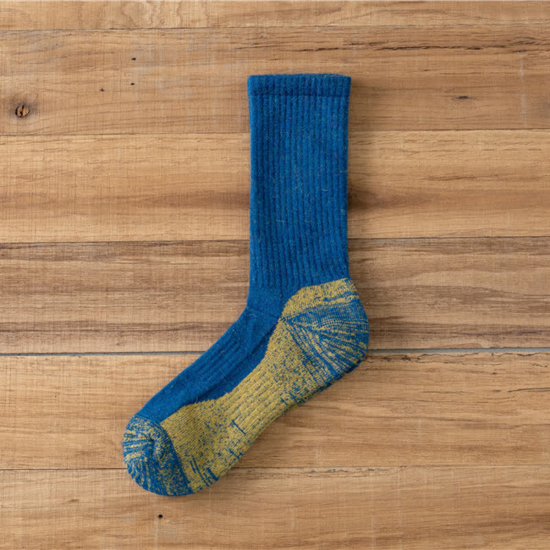 Men's Fancy Abstract Pattern Warm Crew Socks